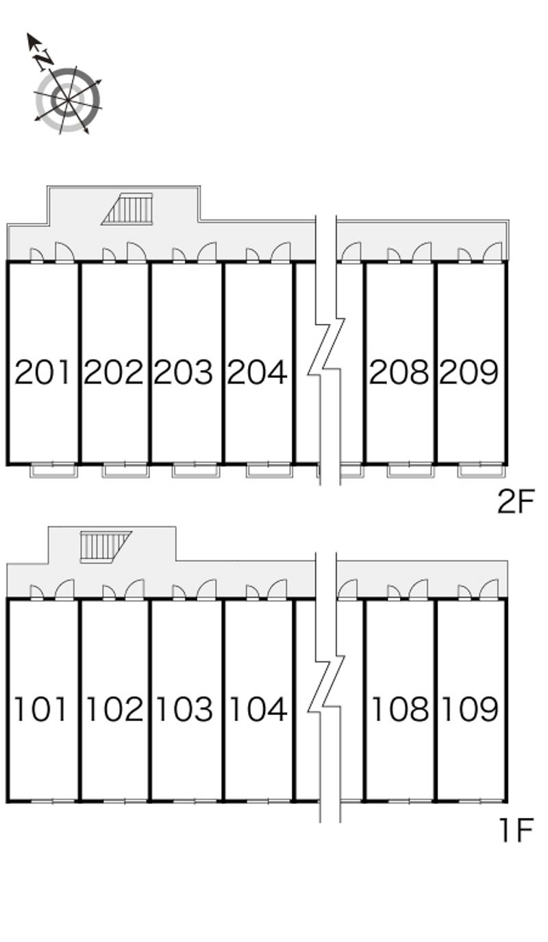 レオパレスＡｙａ 間取配置図