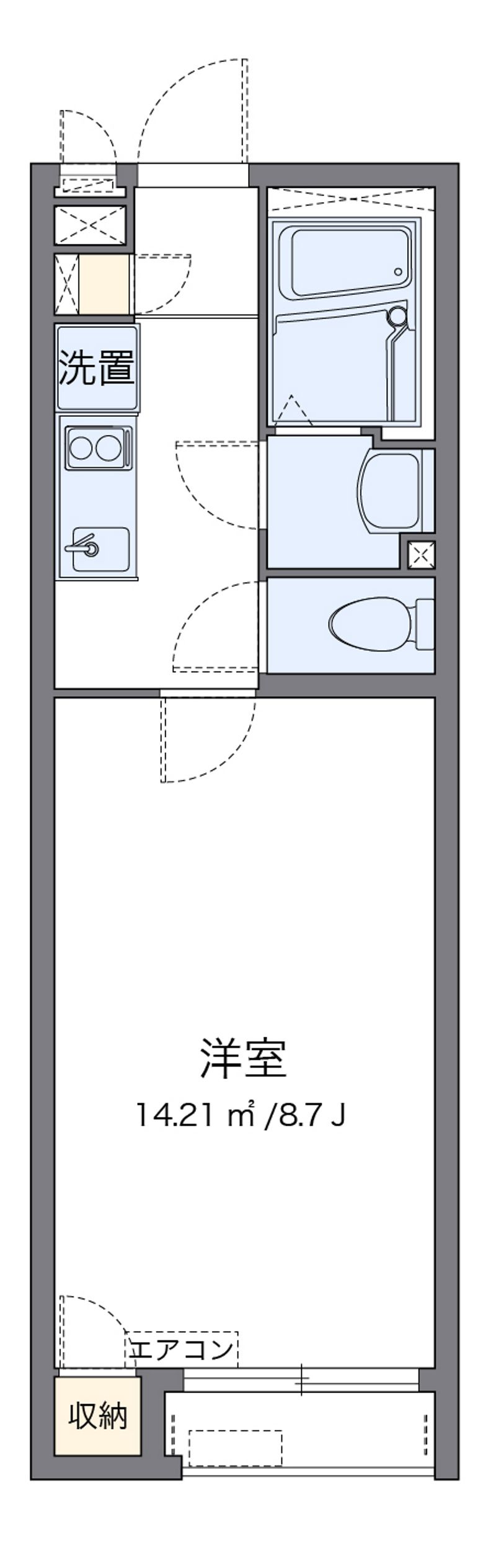 クレイノＫＯＮＤＯＨ 間取図