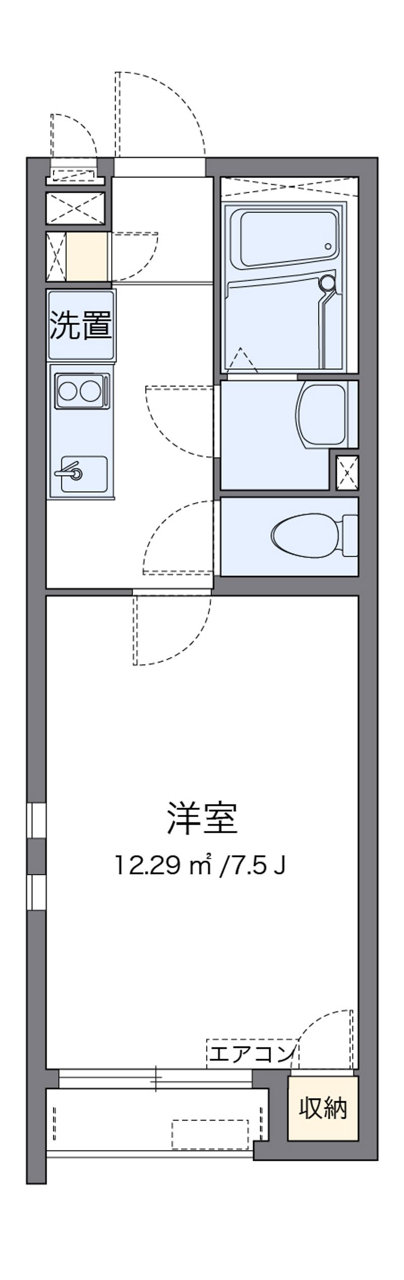 クレイノｇハイム 間取図