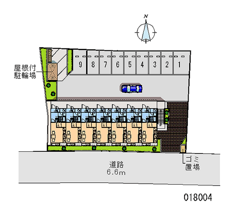 18004 Monthly parking lot