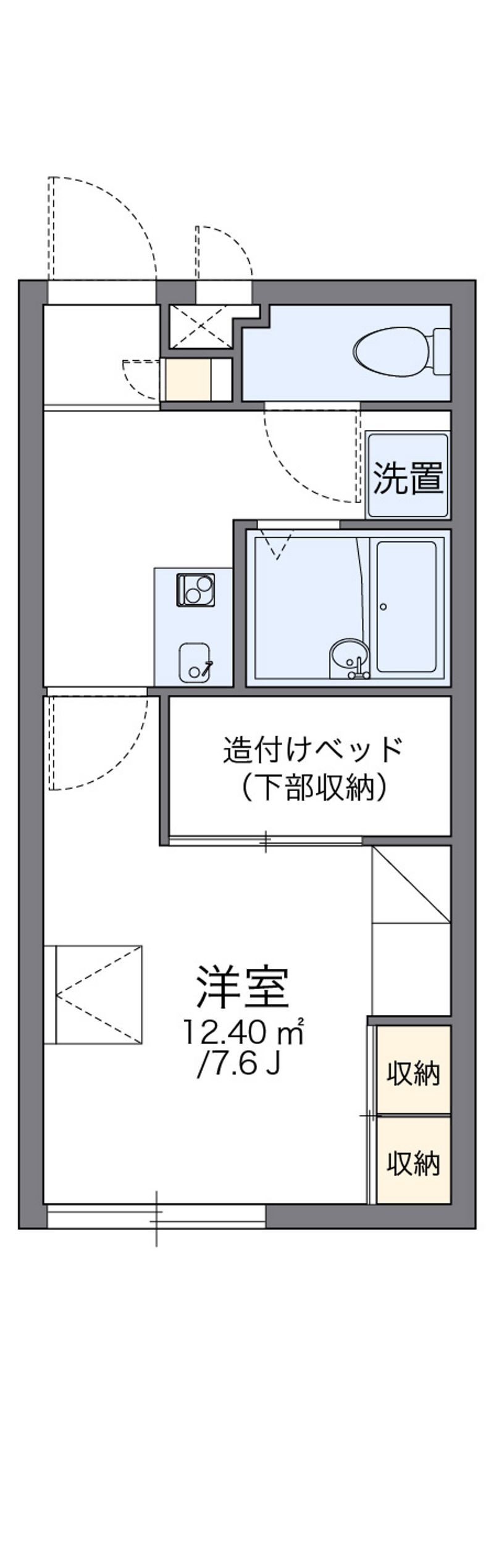 レオパレスカメリア 間取図