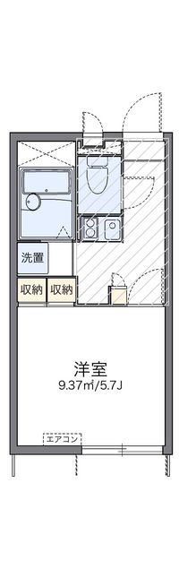 レオパレス椿 間取り図