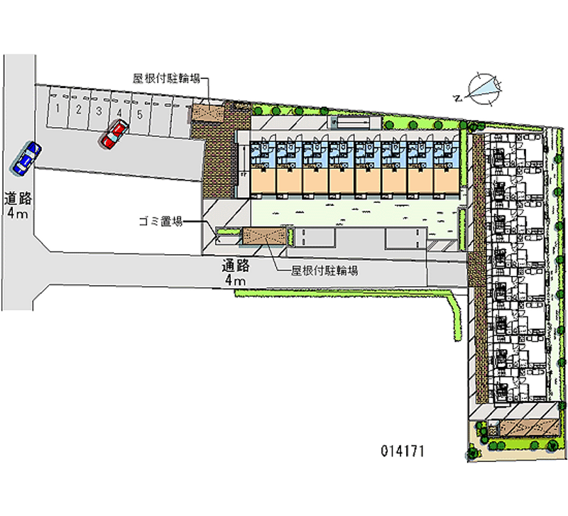 14171 Monthly parking lot