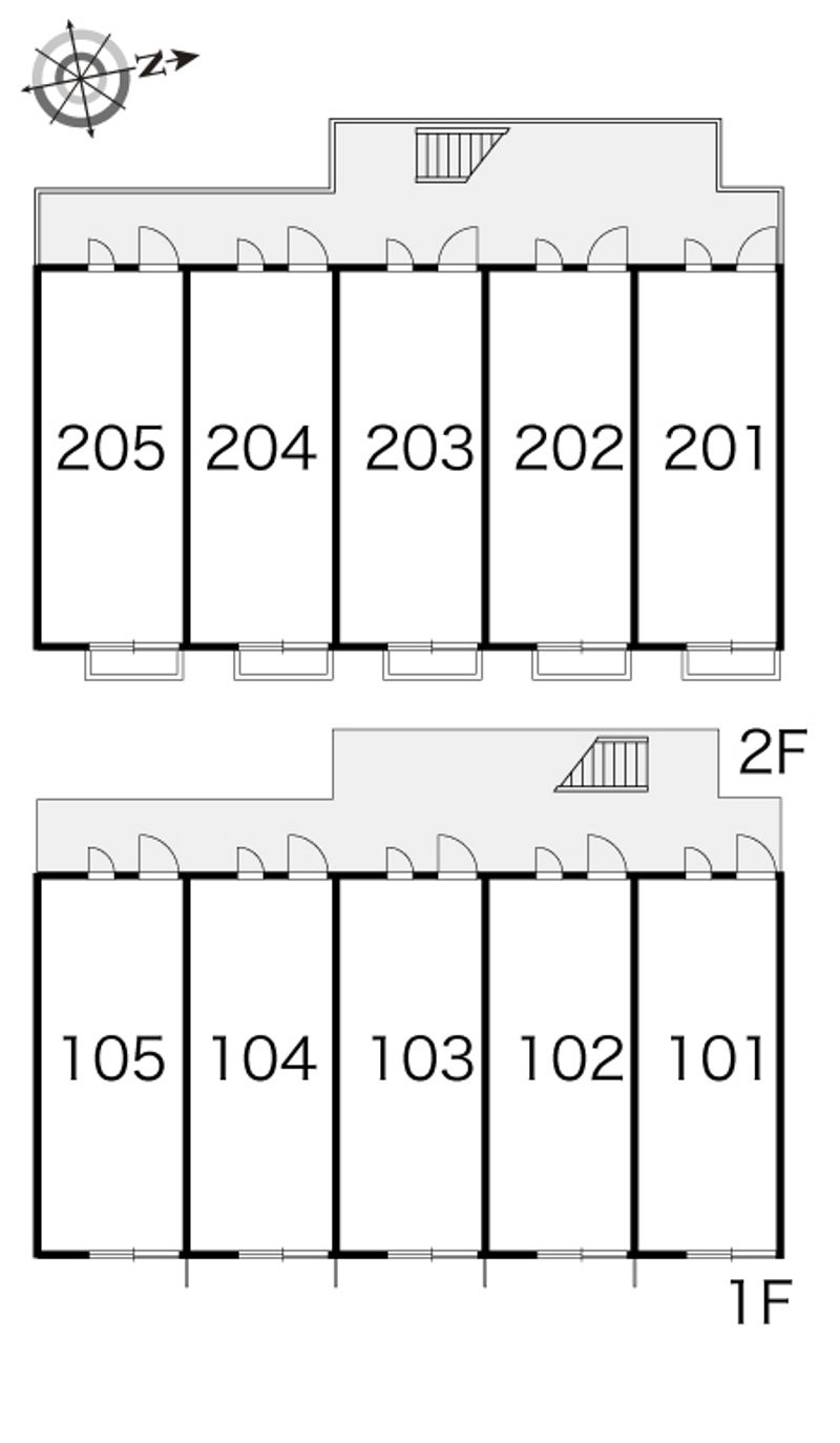 レオパレスシャローム 間取り配置図