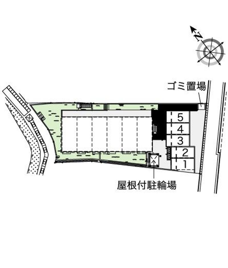 レオパレス台原 駐車場
