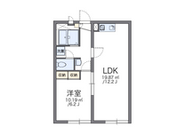 レオパレスフォレット 間取り図