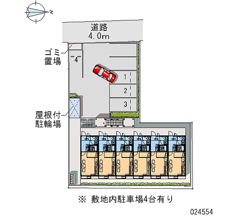 レオパレスＳＯＰＲＡ 区画図