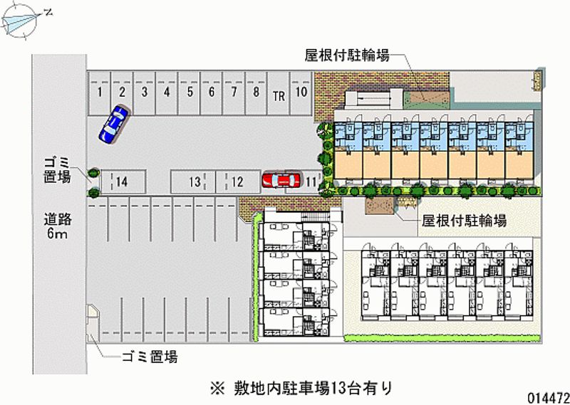 レオパレス西之島 月極駐車場