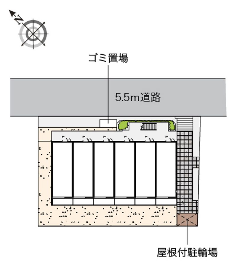 レオネクスト中川Ⅲ 配置図