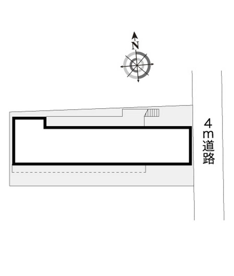 レオパレス新宿Ａ館 配置図