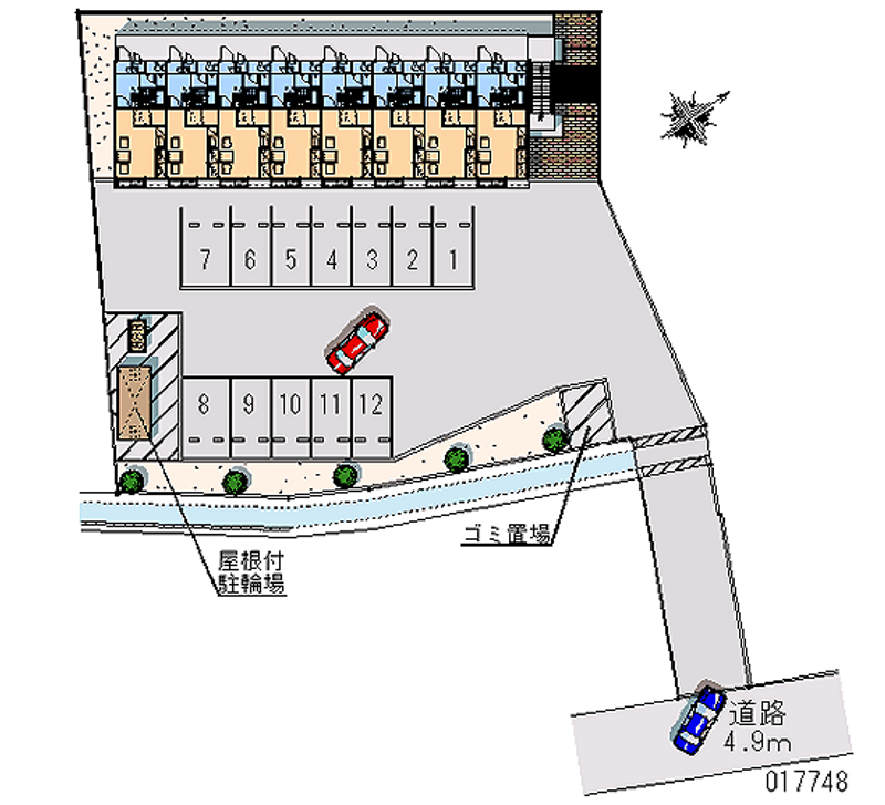 17748 Monthly parking lot