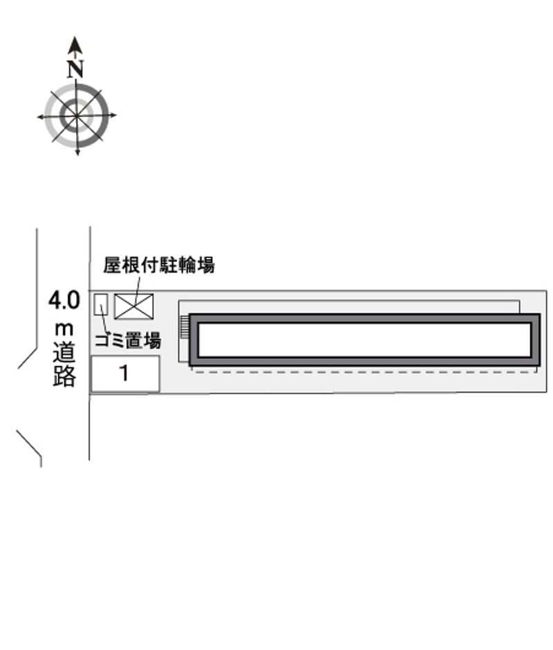 レオパレスＧｒａｌｉｏ 配置図