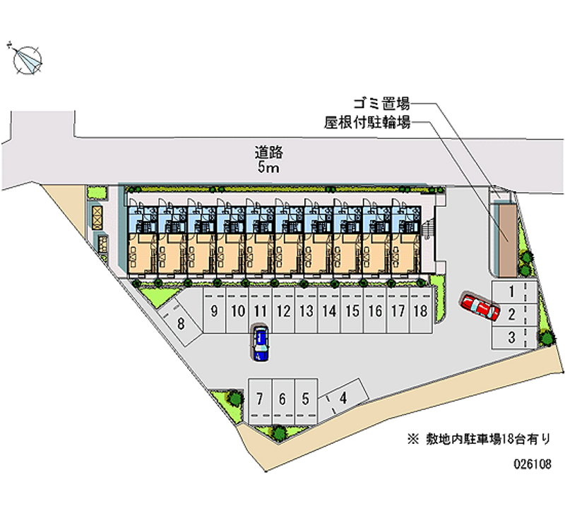 レオパレスｒｏｃｈｅ２４０ 月極駐車場