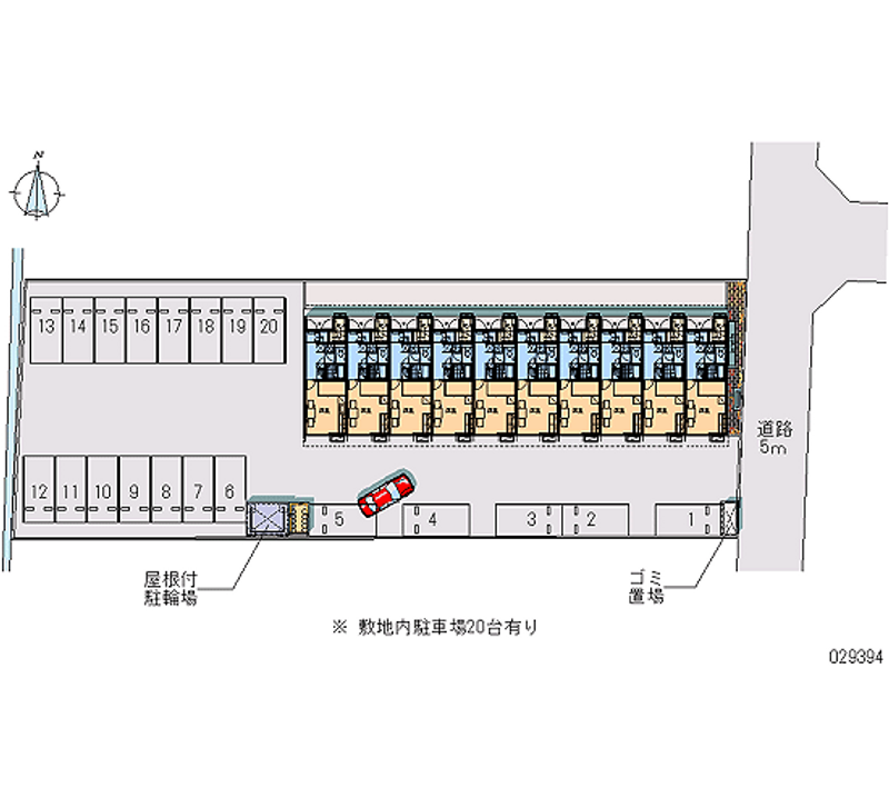 レオパレスＢＭ　Ⅱ 月極駐車場