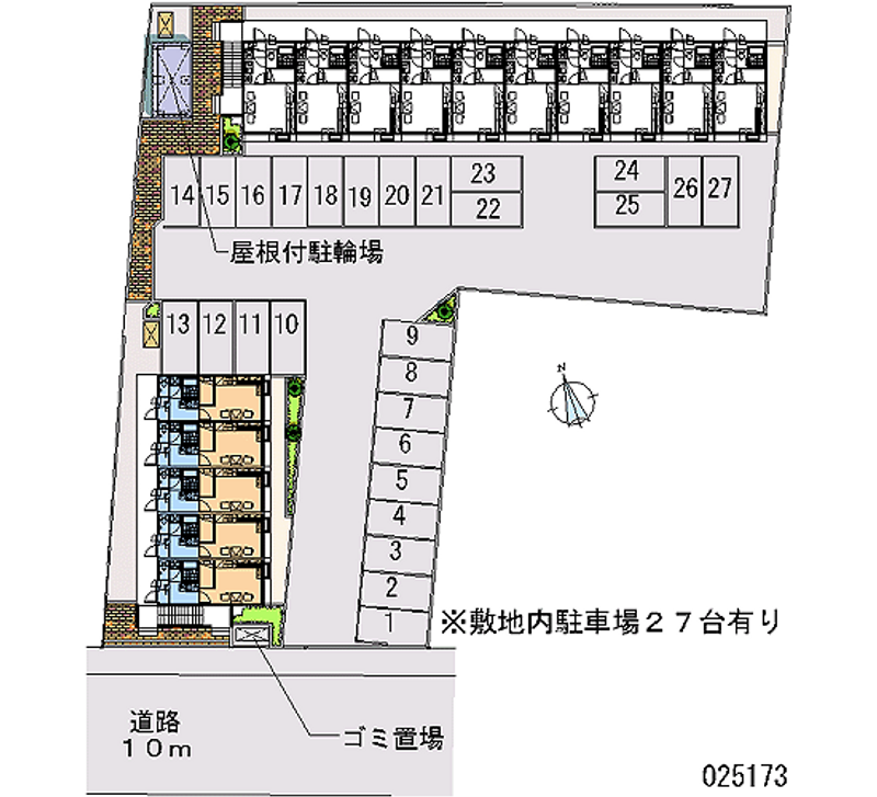 25173 Monthly parking lot