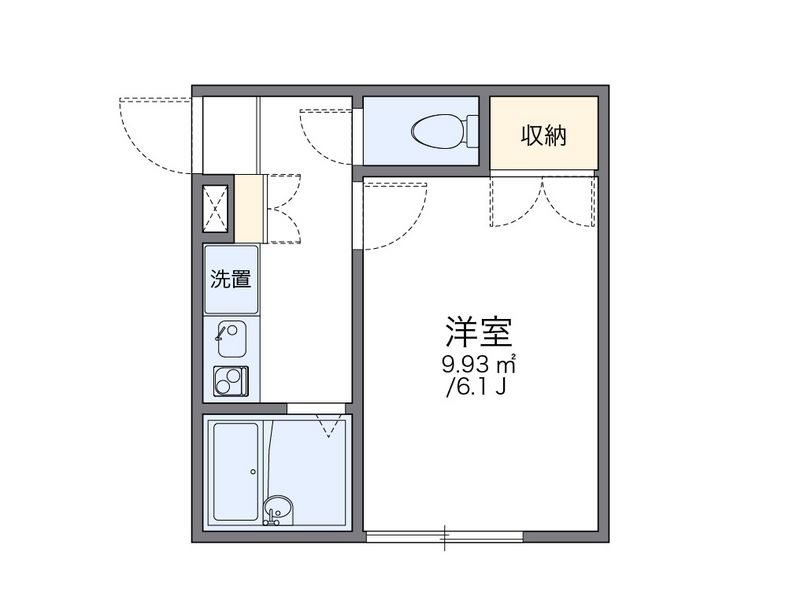 レオパレスファナーリ 間取図
