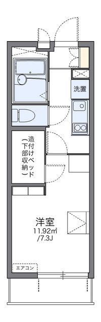 レオパレス華 間取り図