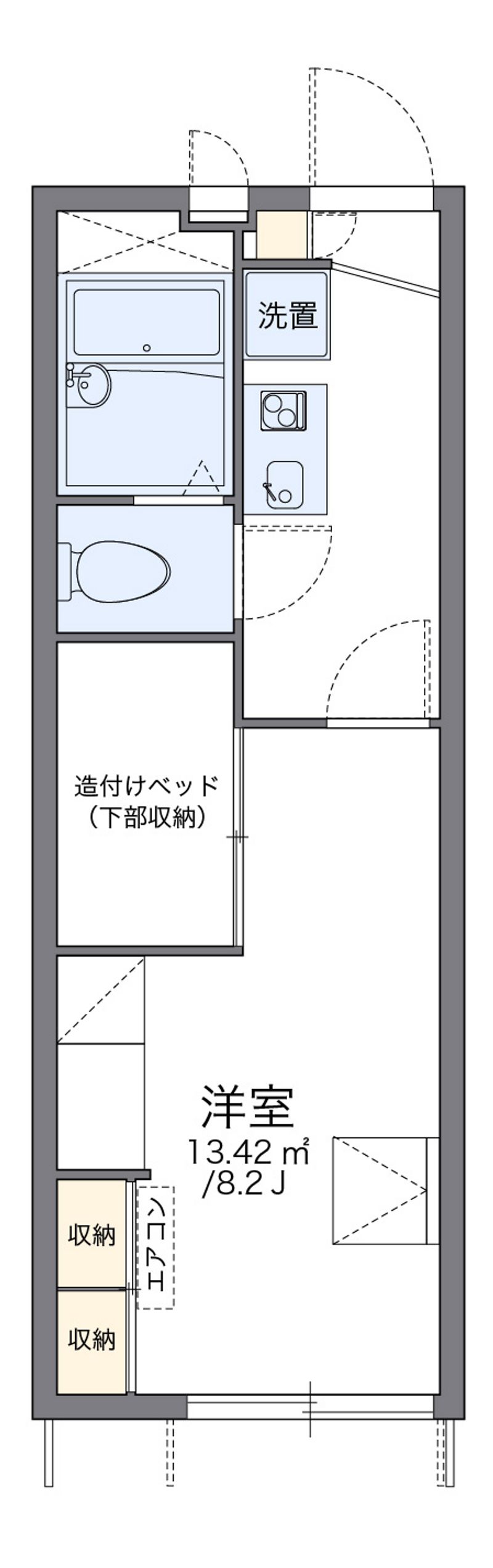 レオパレス千成 間取図