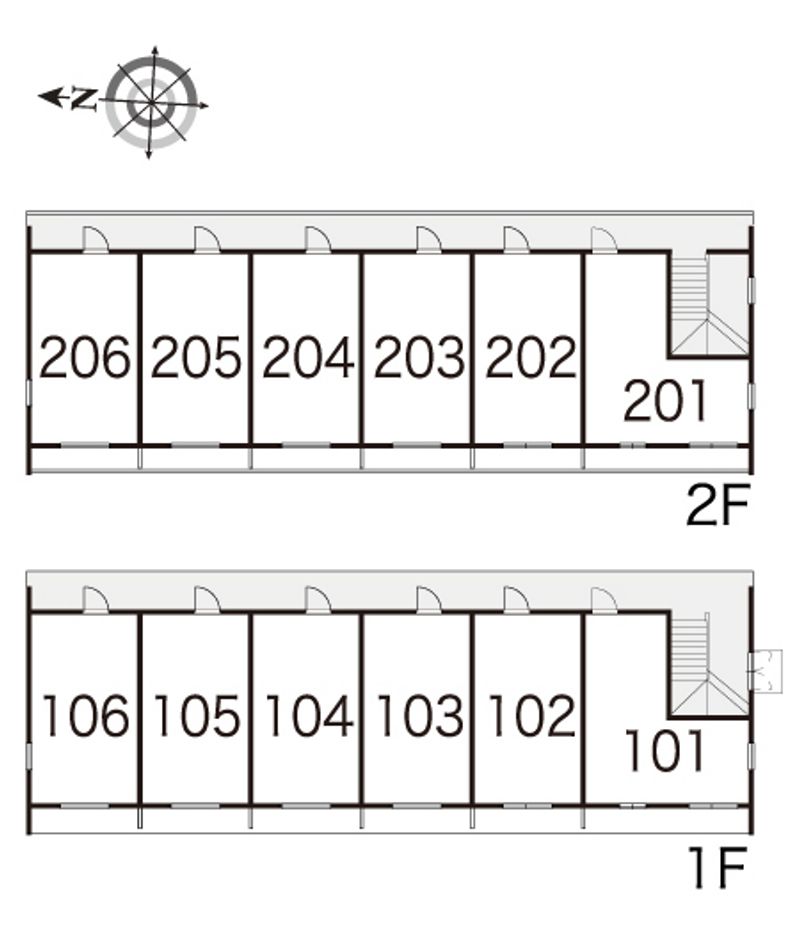 レオパレスアイソトープ 間取り配置図