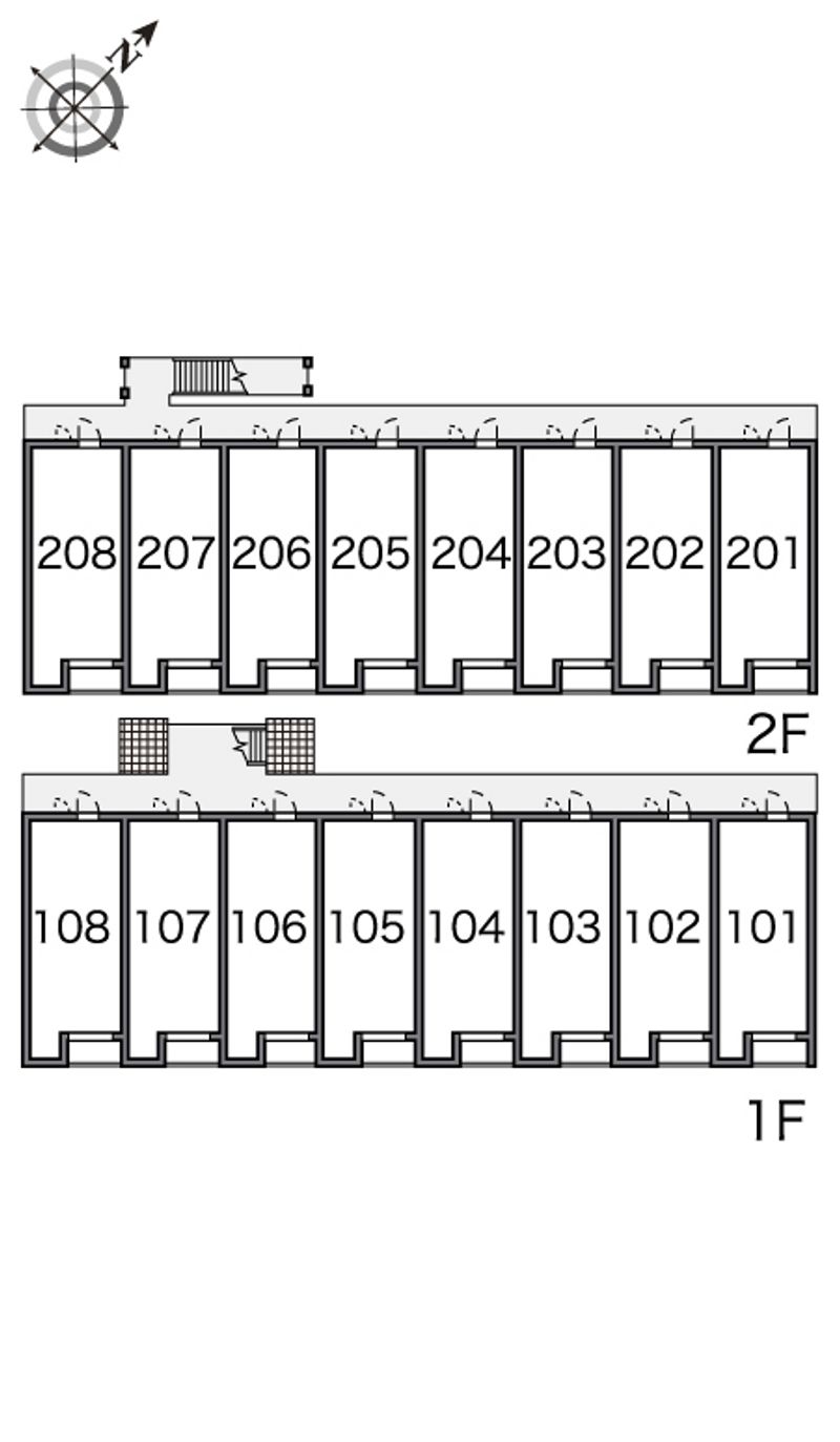 レオネクストウエストＰα 間取配置図