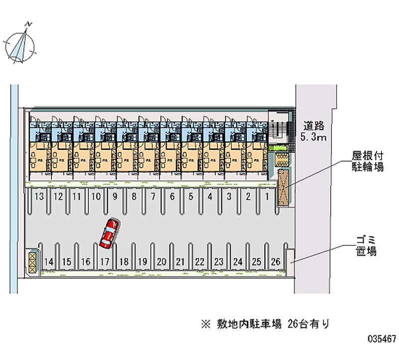 35467 bãi đậu xe hàng tháng