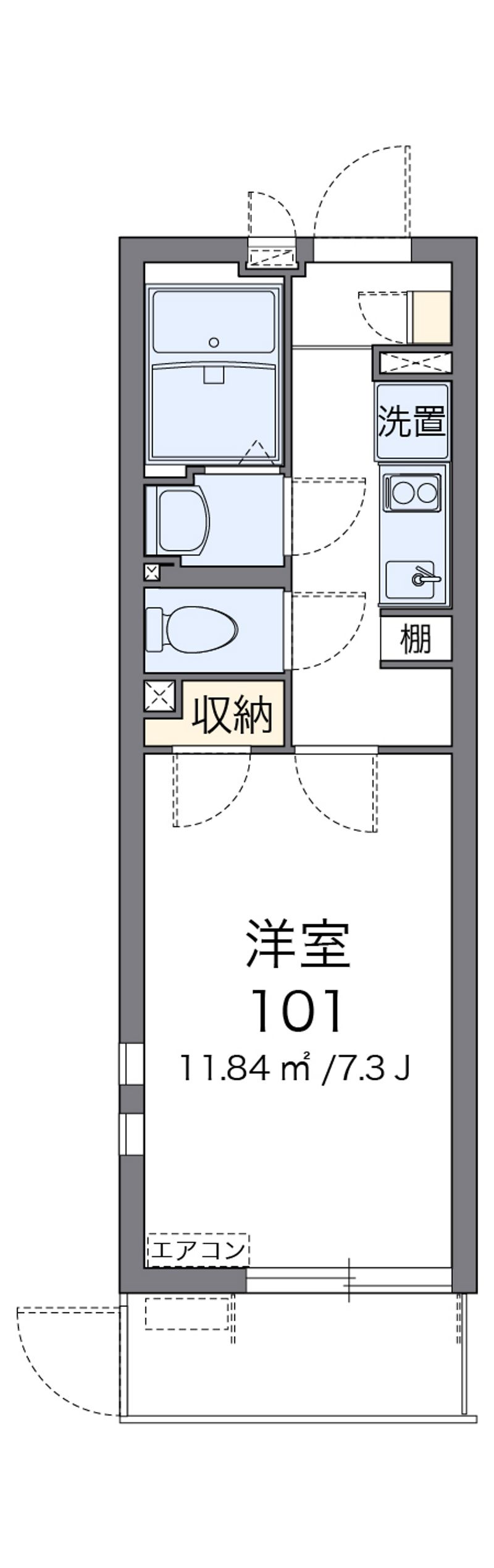 クレイノポスタ 間取り