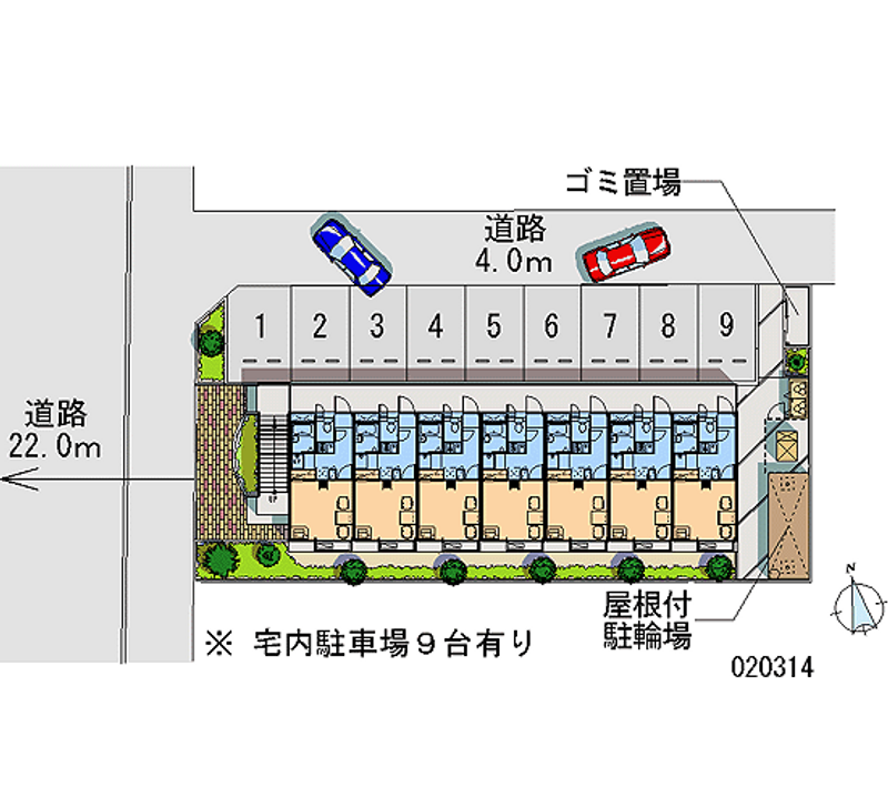 20314 Monthly parking lot