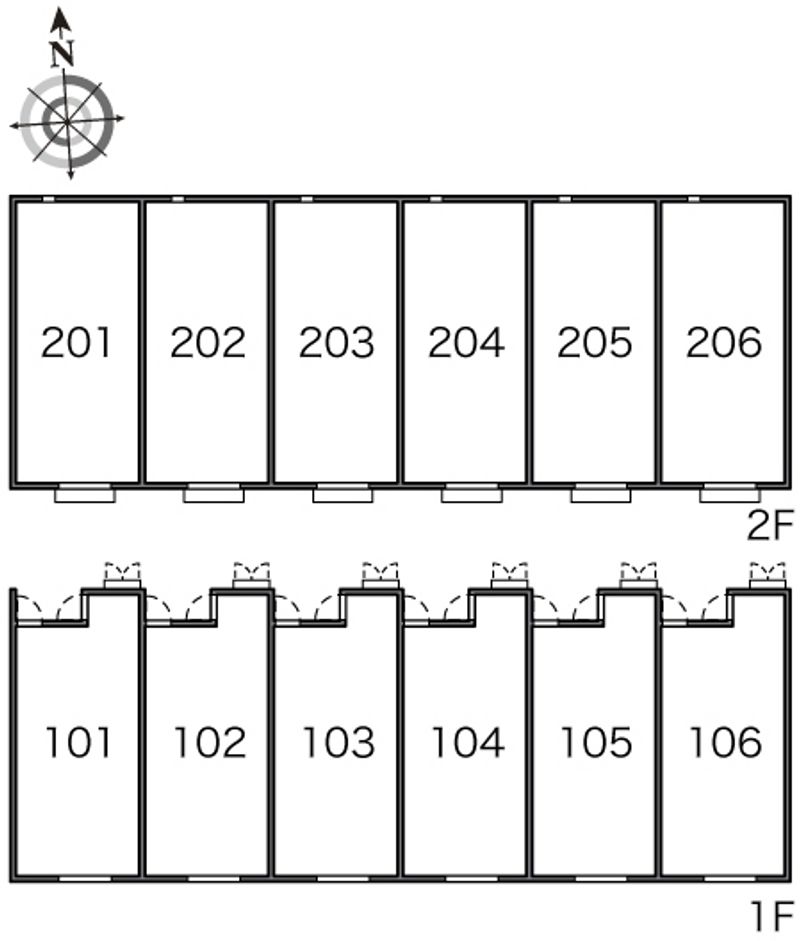 レオネクストＫＥⅡ 間取り配置図