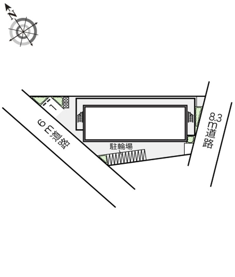 レオパレス加島 配置図