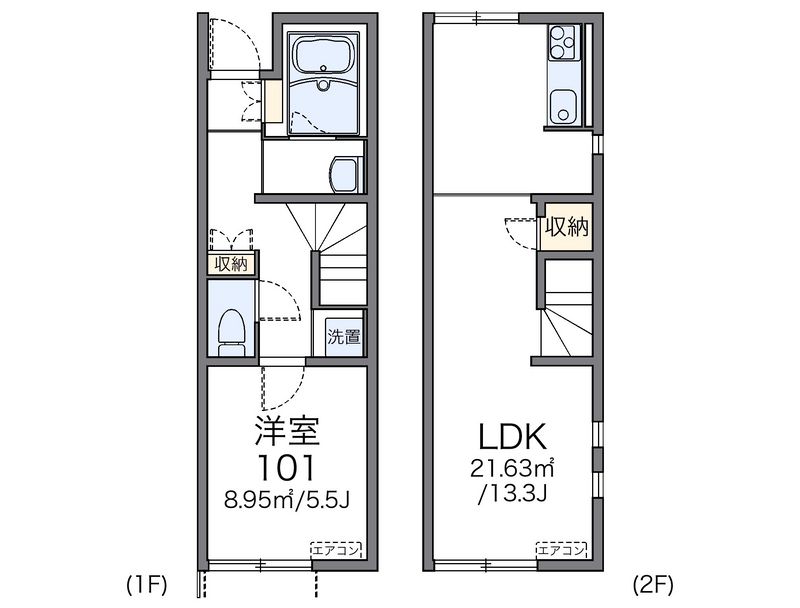 レオネクストプルーニャ 間取図