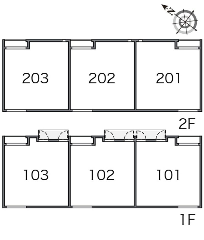 レオネクストラグレージュⅣ 間取配置図