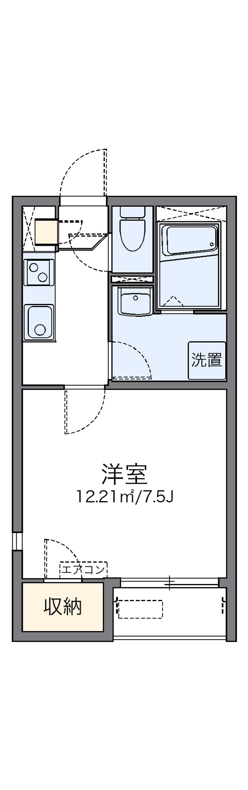レオネクストＴＳＵＢＡＫＩ 間取図