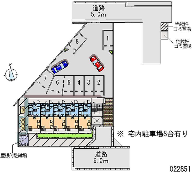 22851 Monthly parking lot