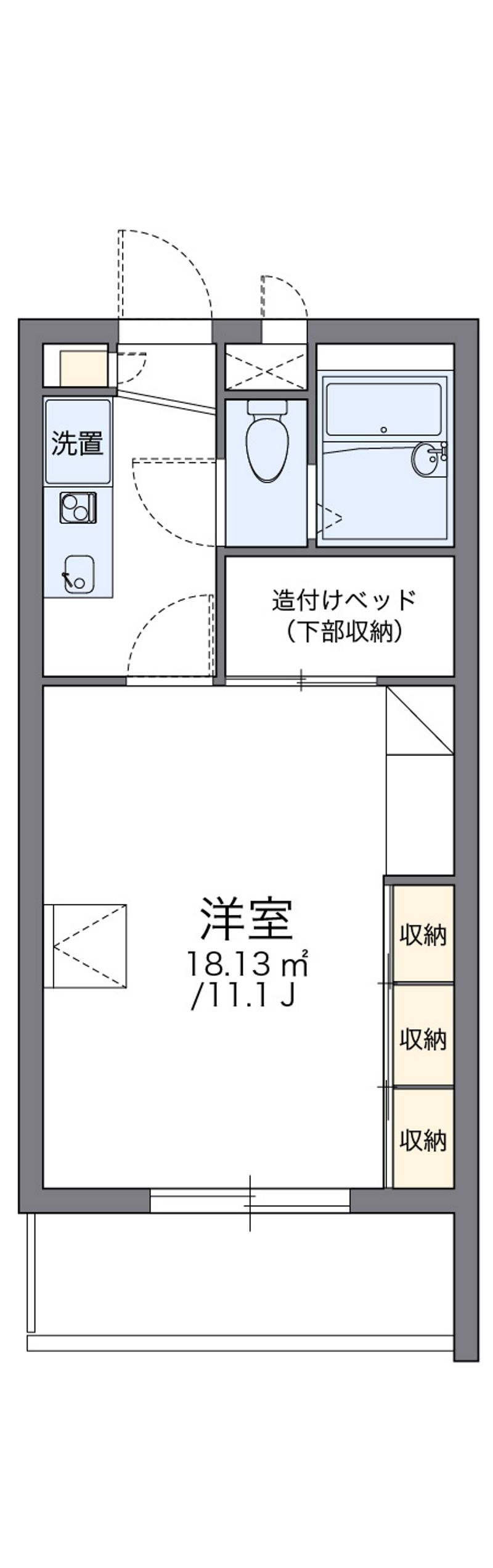 レオパレスエスポワール 間取図