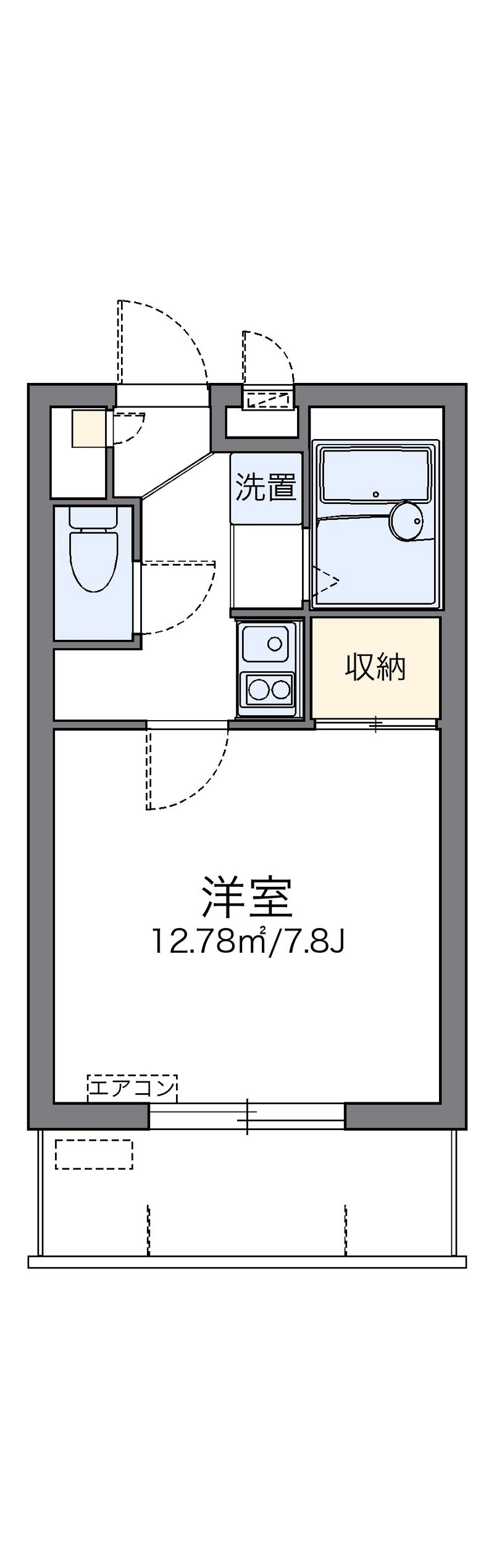 レオネクストゆうな 間取図