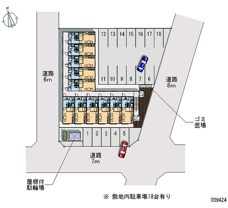 39424 Monthly parking lot