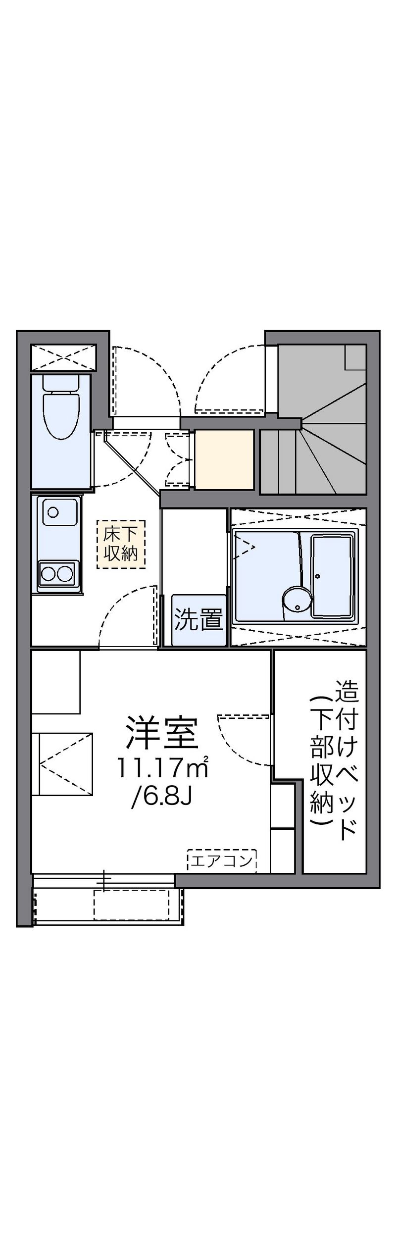 レオネクストミツハウス　テトラ 間取図