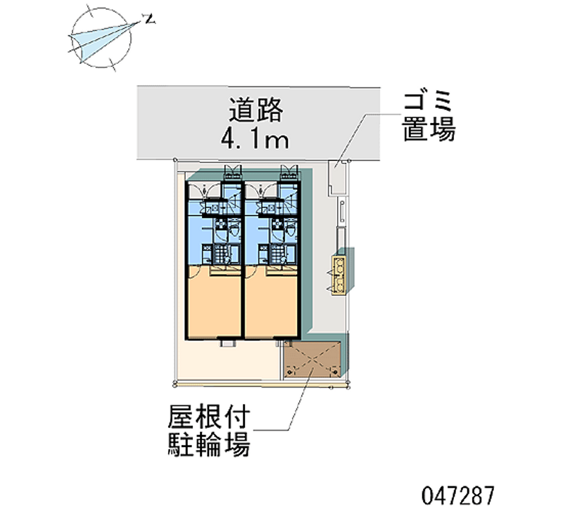 レオネクストピースフル北根 区画図