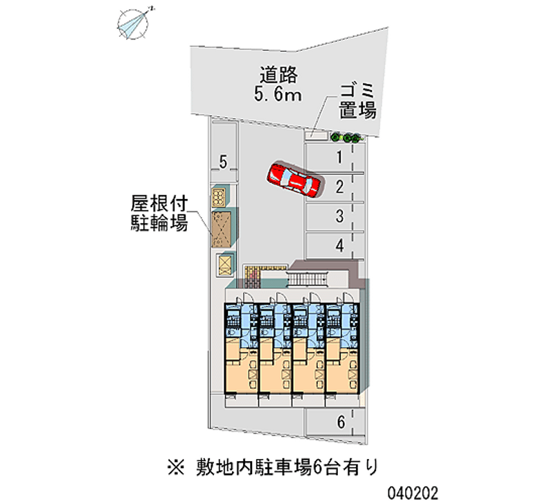 レオパレスはやせ 月極駐車場