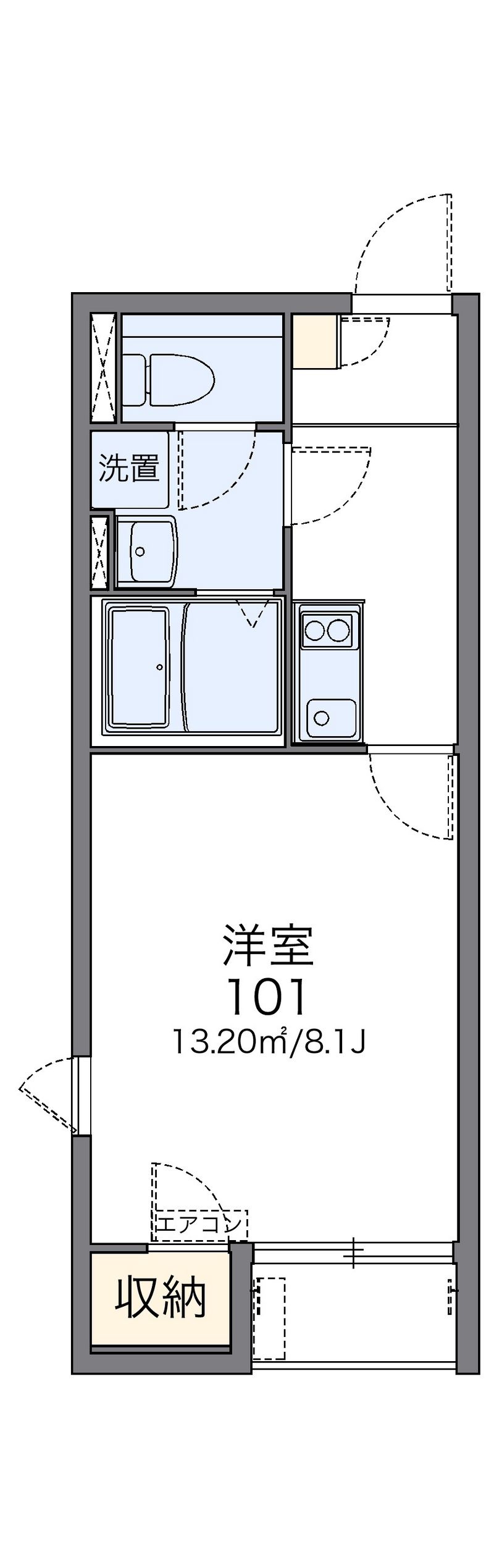 レオネクスト宇治大久保 間取図