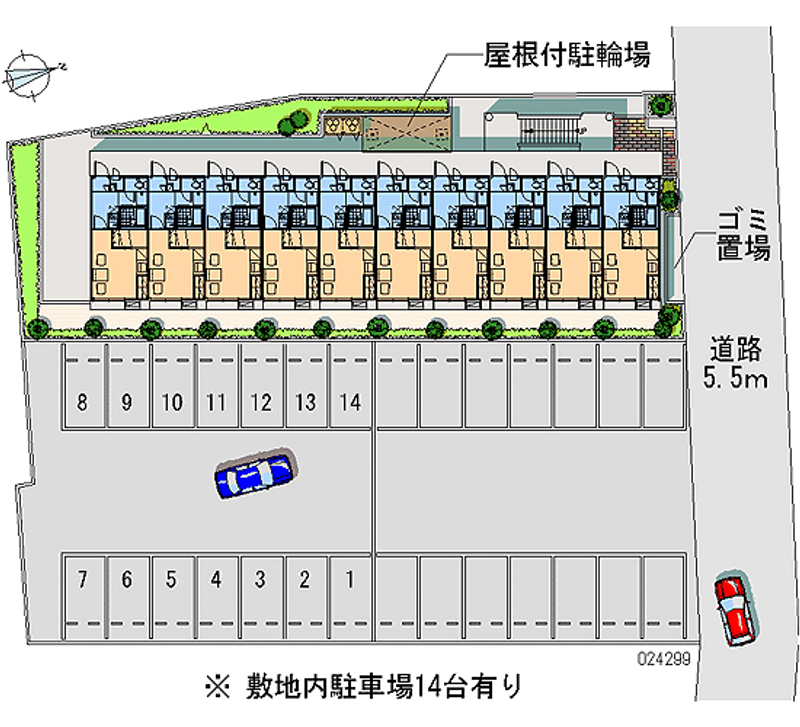 レオパレスＭＡＳＵＤＡ 月極駐車場