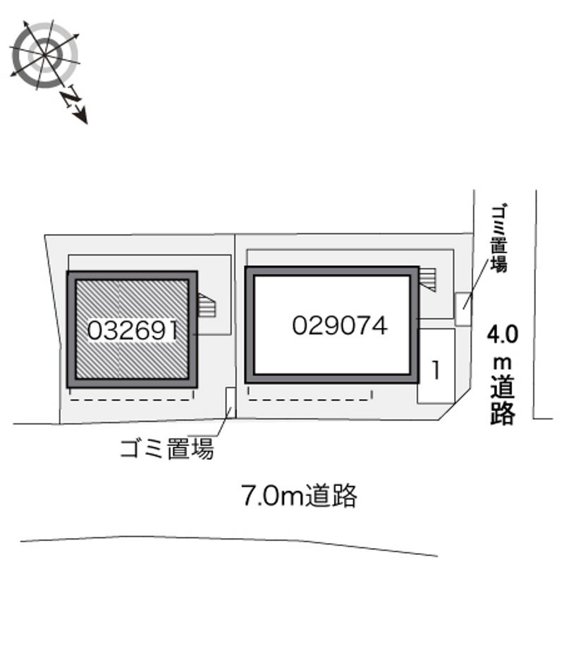 レオパレスイルニードⅢ 配置図