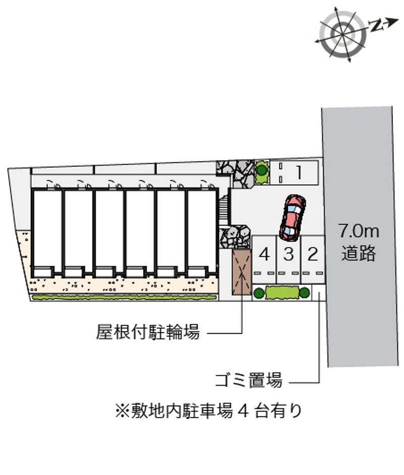 レオネクストシュエットフルール 配置図