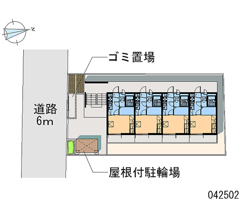 レオパレスセントラルウイング 区画図