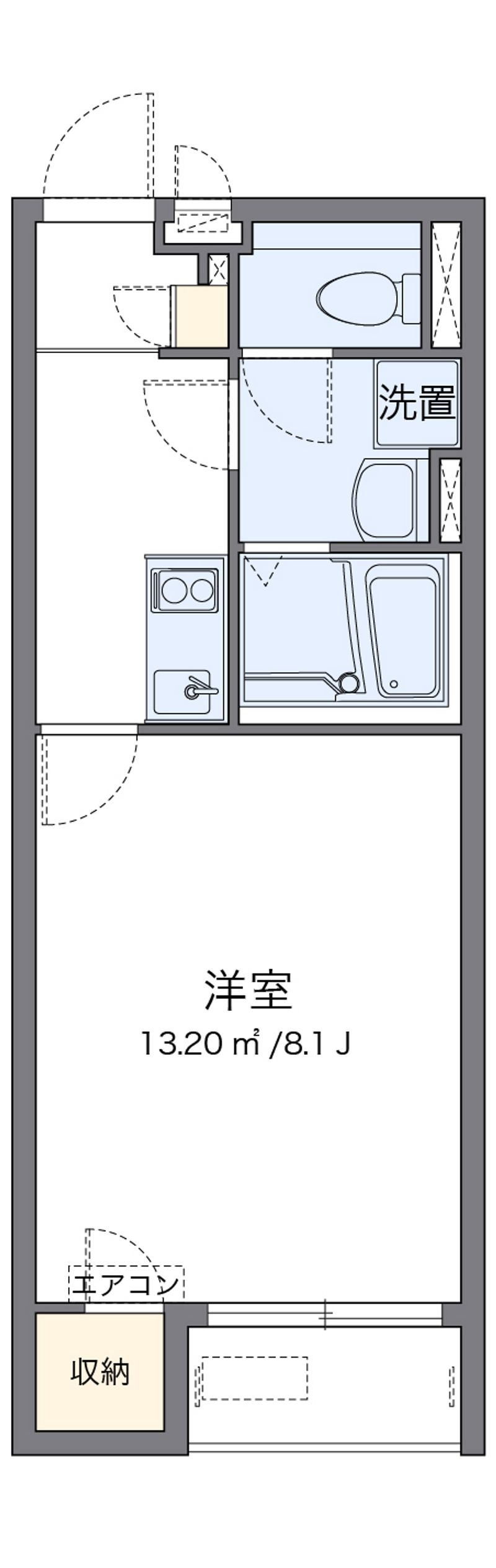クレイノセレッソパルシーⅡ 間取図