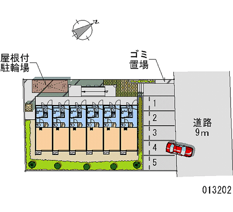 レオパレス日和 区画図