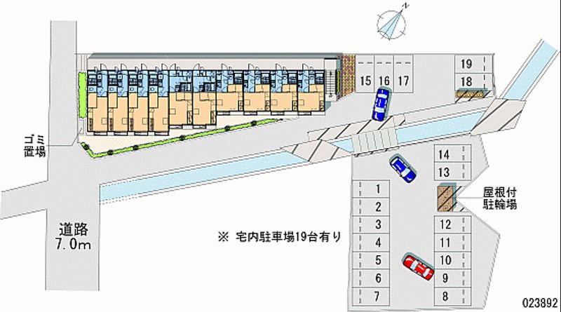 レオパレスＳａｉｌｉｎＧⅡ 区画図