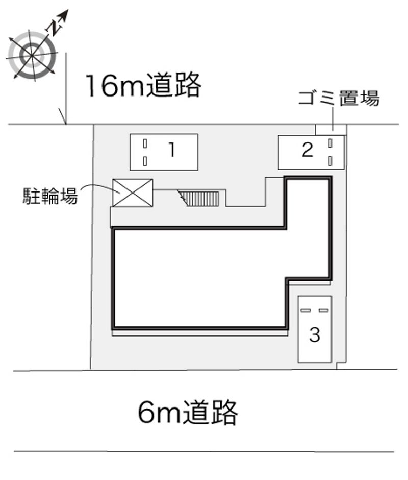 レオパレス雪月花 配置図