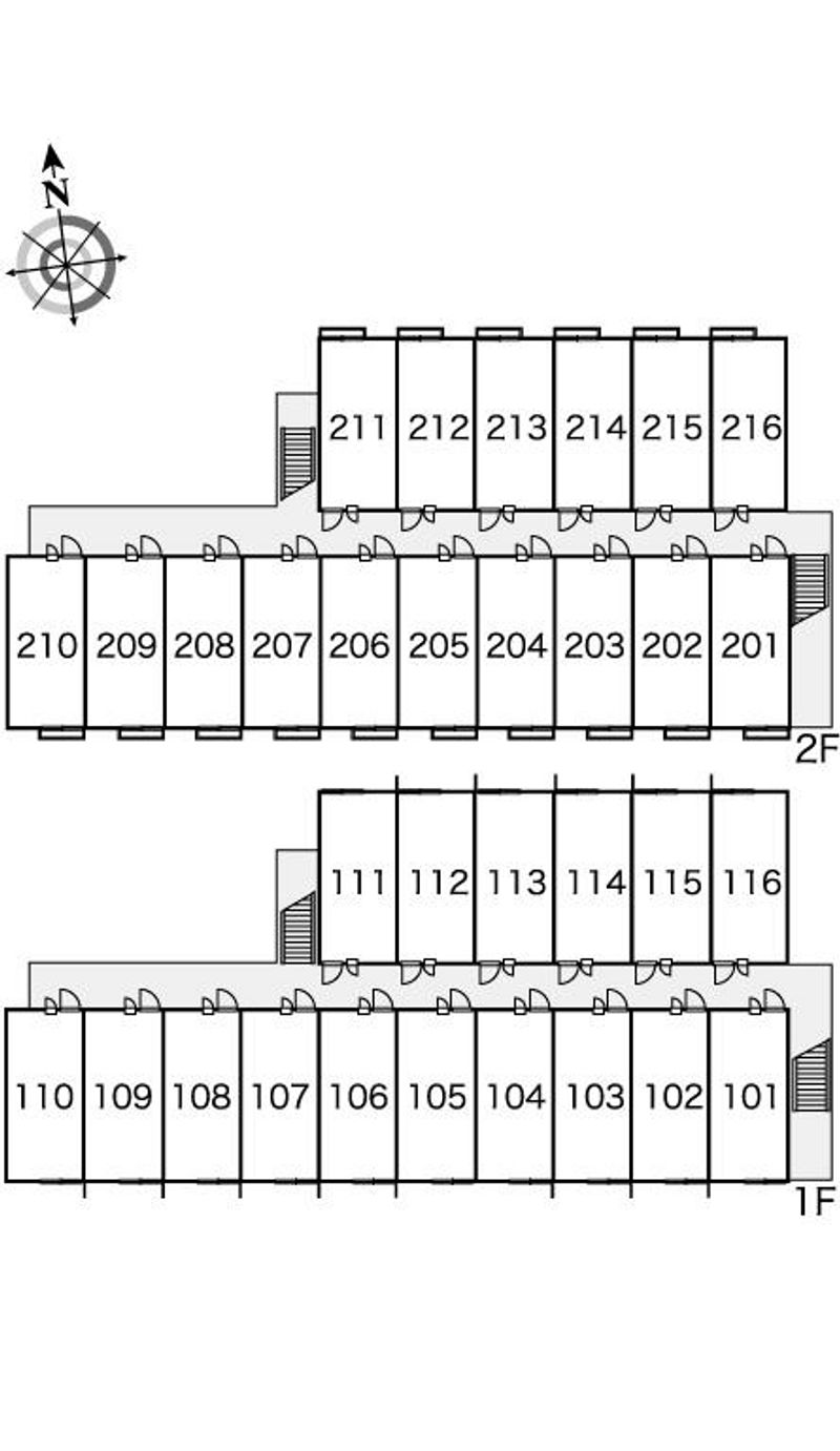 レオパレスクライフ 間取配置図
