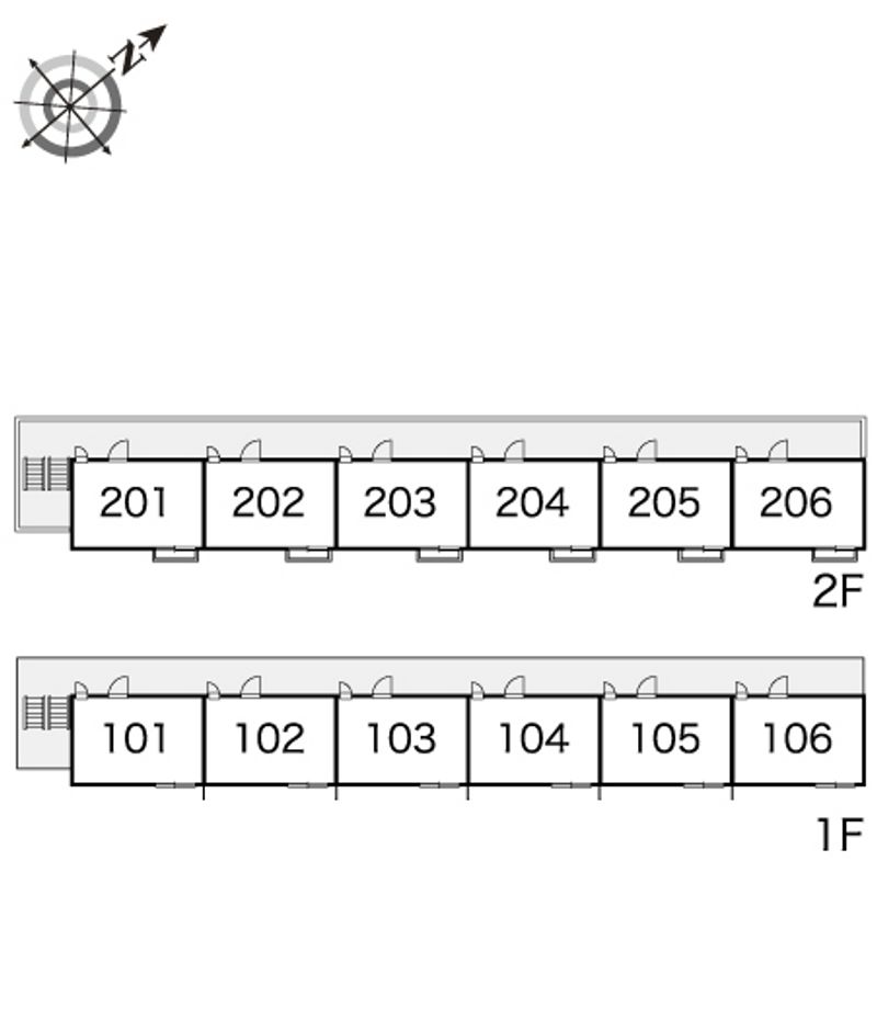レオパレスＫ 間取配置図